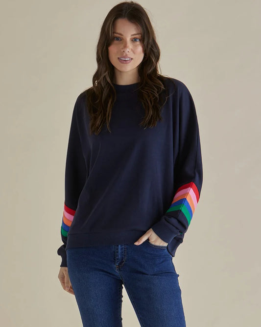 Betty Basics Davina Rainbow Jumper