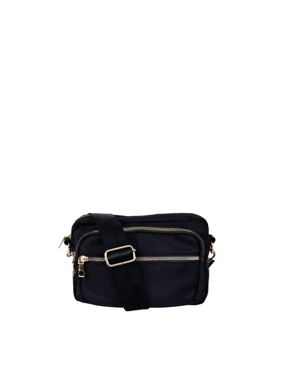 Black Colour Crossbody Bag