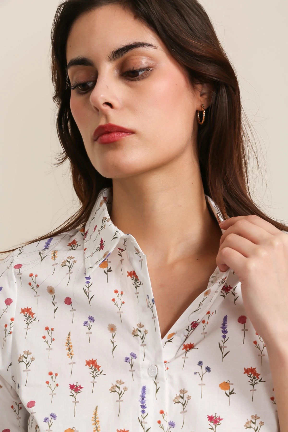 Daphnea Floral Shirt