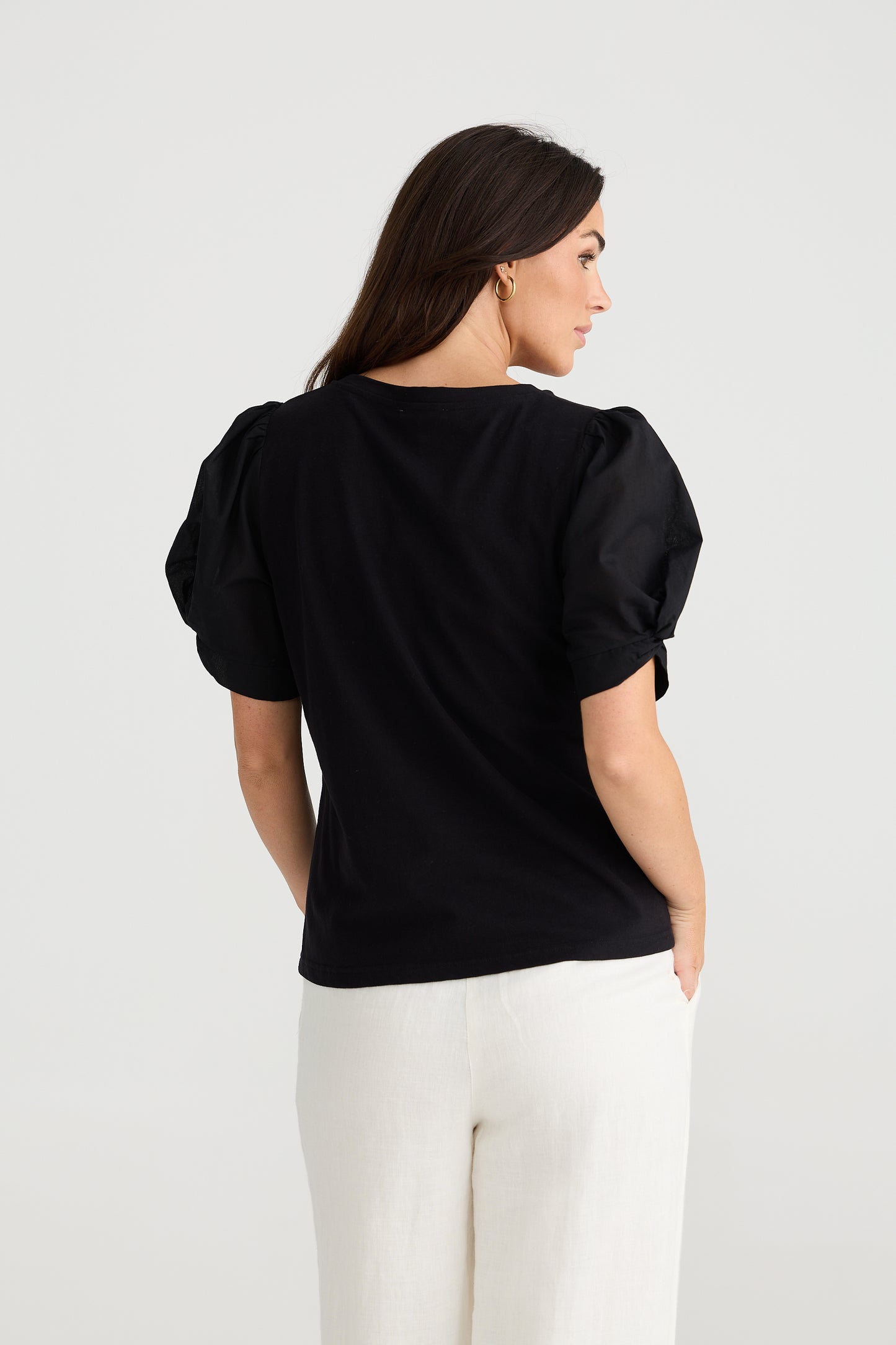 Brave + True Abigail Black Top