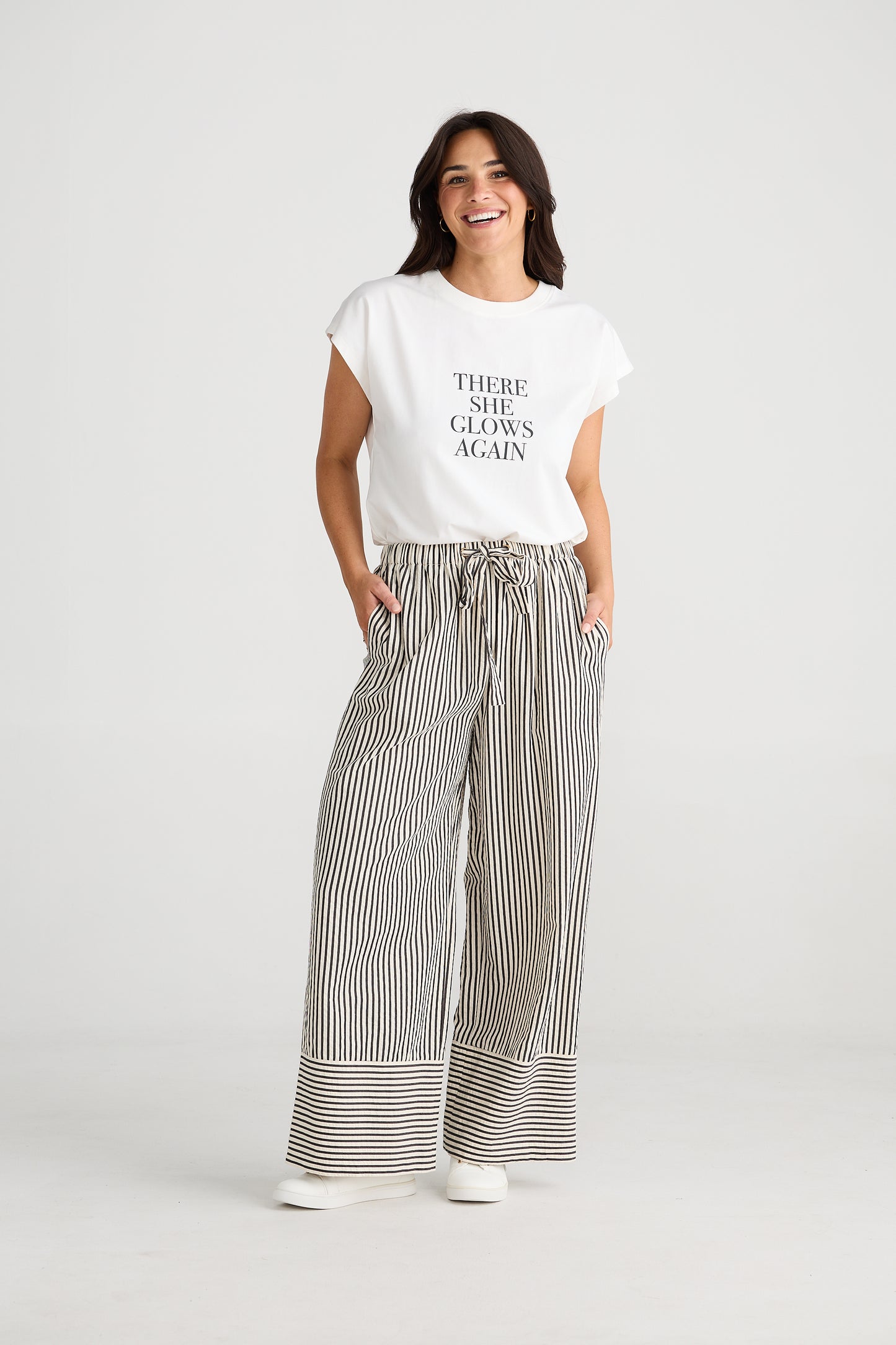 Brave + True Portia Stripe Trousers