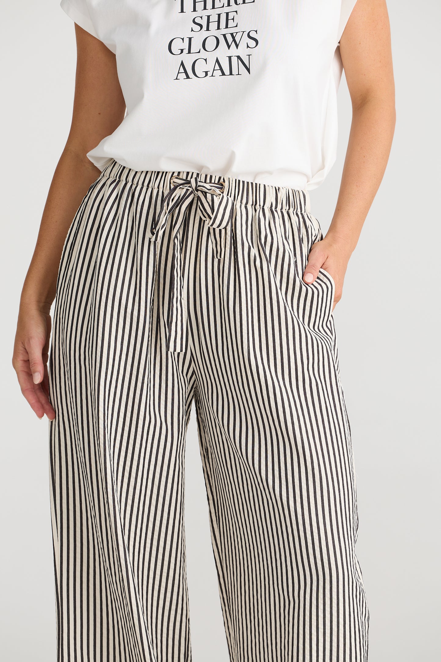 Brave + True Portia Stripe Trousers