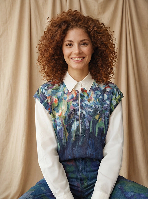 Claire Desjardins Watercolour Vest Top