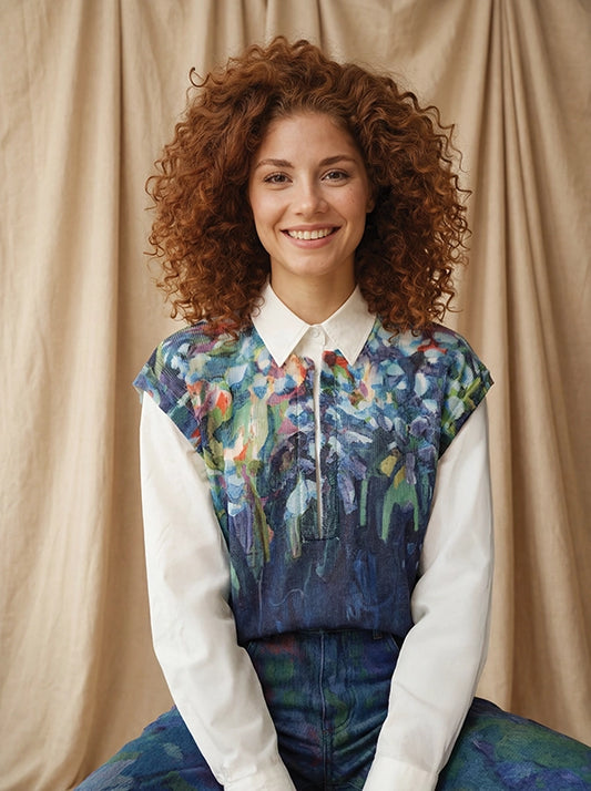 Claire Desjardins Watercolour Vest Top