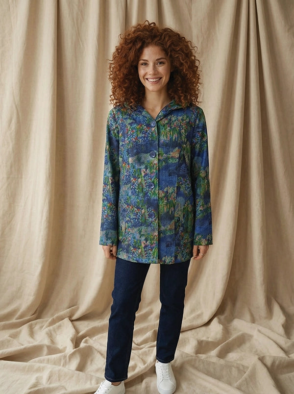 Claire Desjardins Blue Painting Jacket