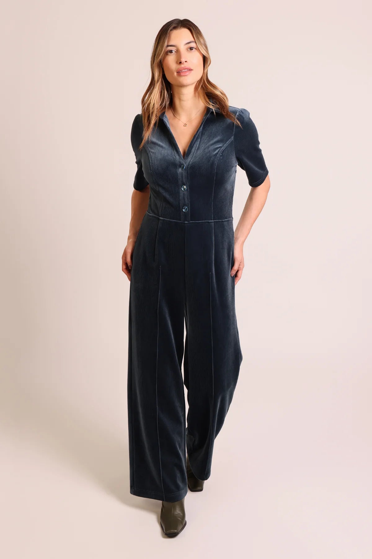 Traffic People Avenge Blue Jumpsuit