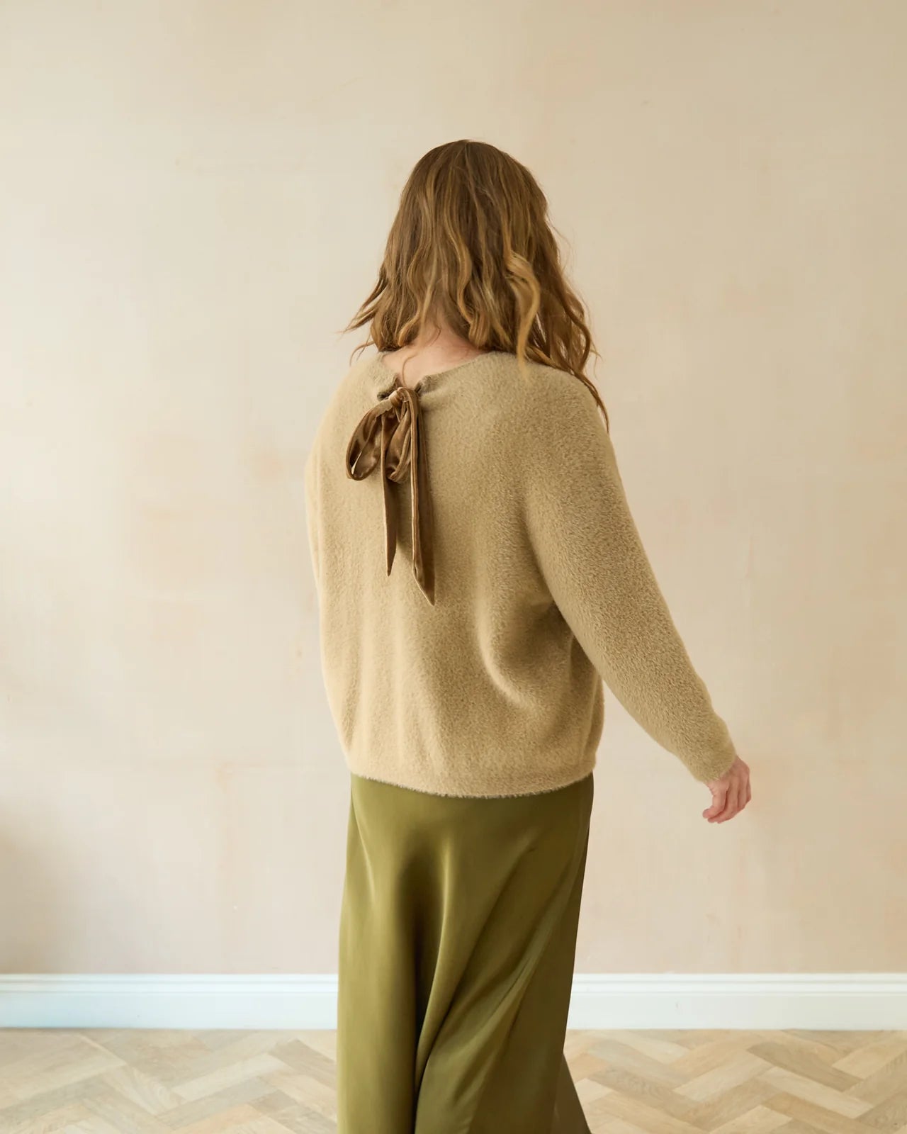 Chalk O/S Ruby Jumper - Light Tan