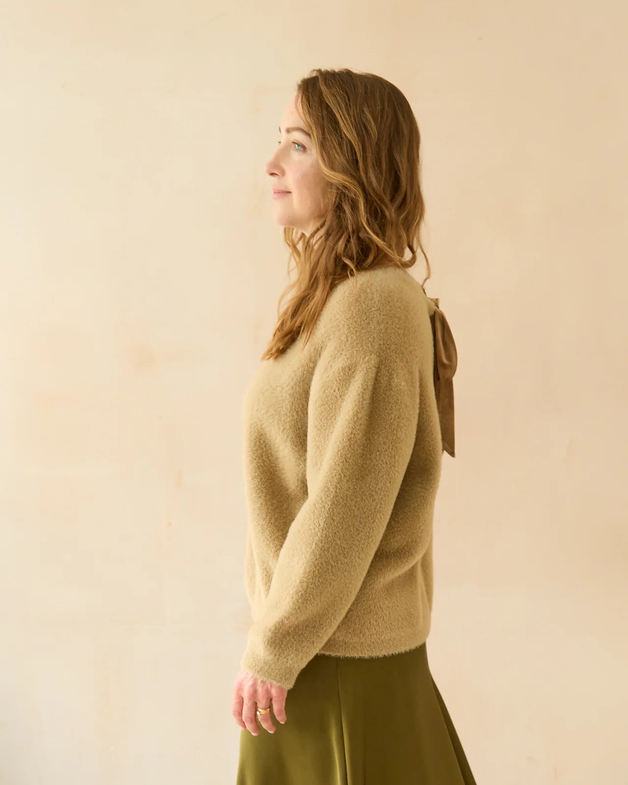 Chalk O/S Ruby Jumper - Light Tan