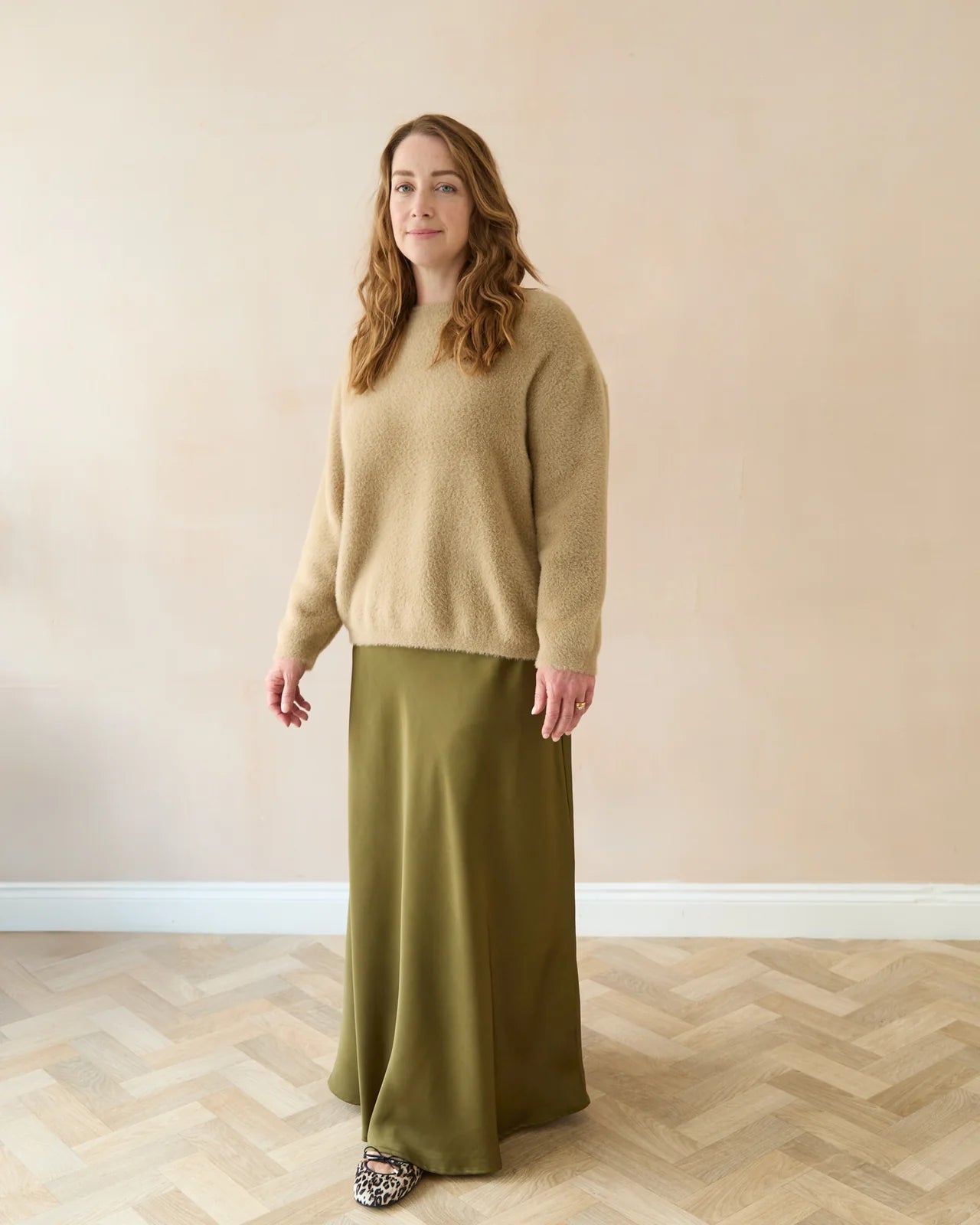 Chalk O/S Ruby Jumper - Light Tan