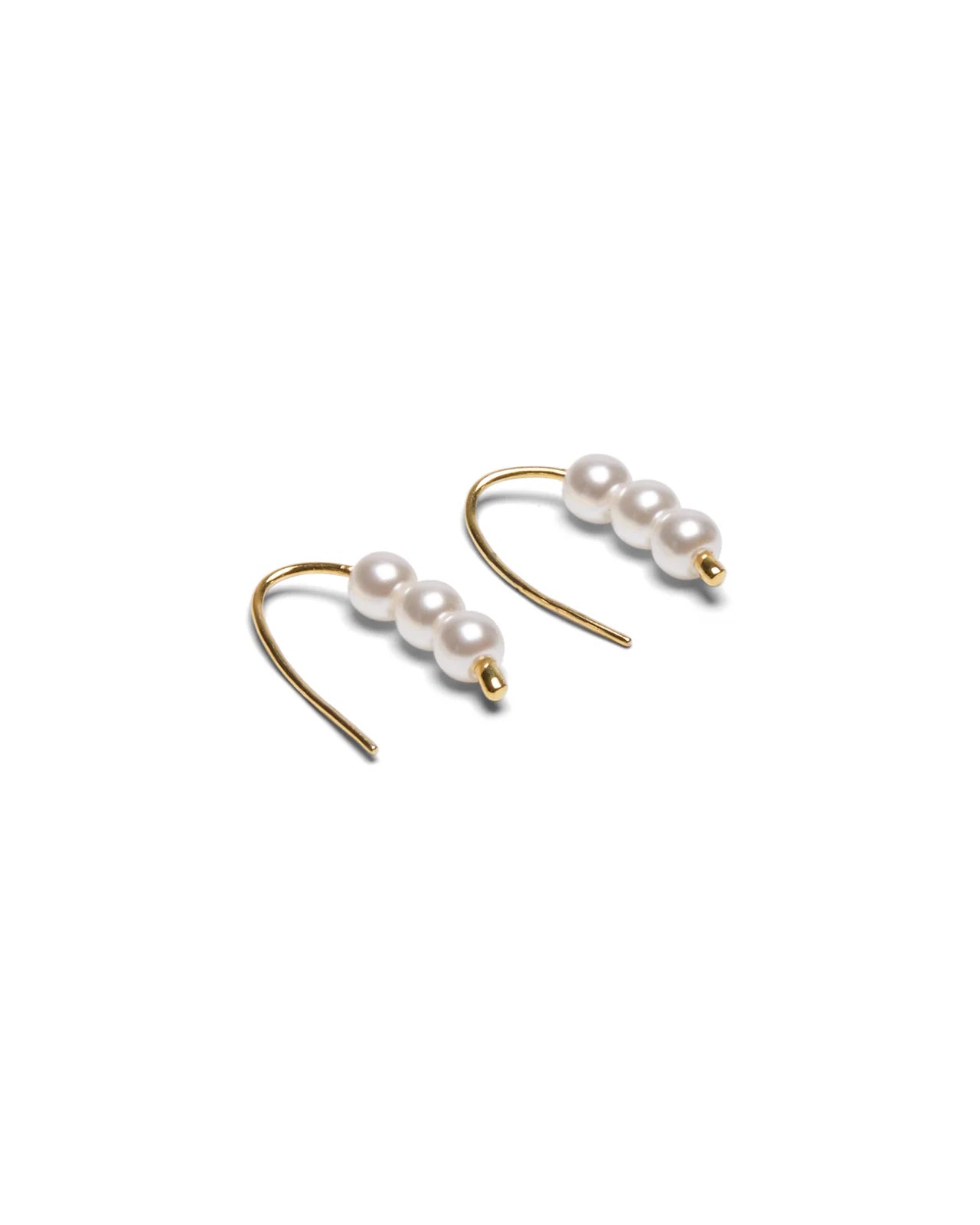 Chalk Keswick Beaded Pull Through Earrings