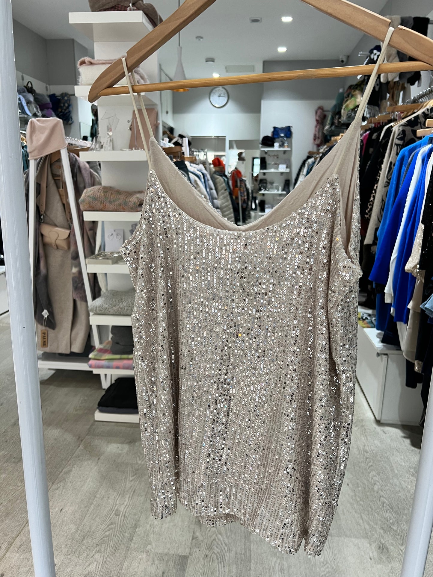 Luella O/S Sequin Camisole