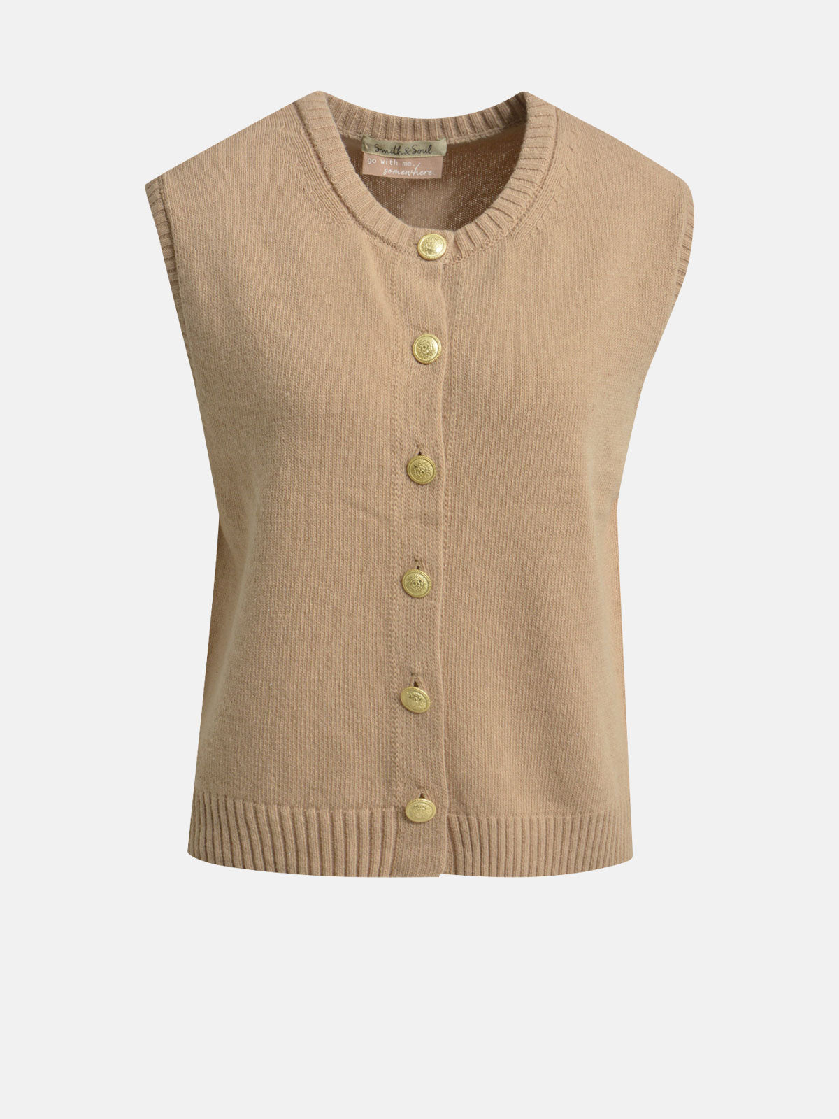 Smith & Soul Knit Round Neck Vest