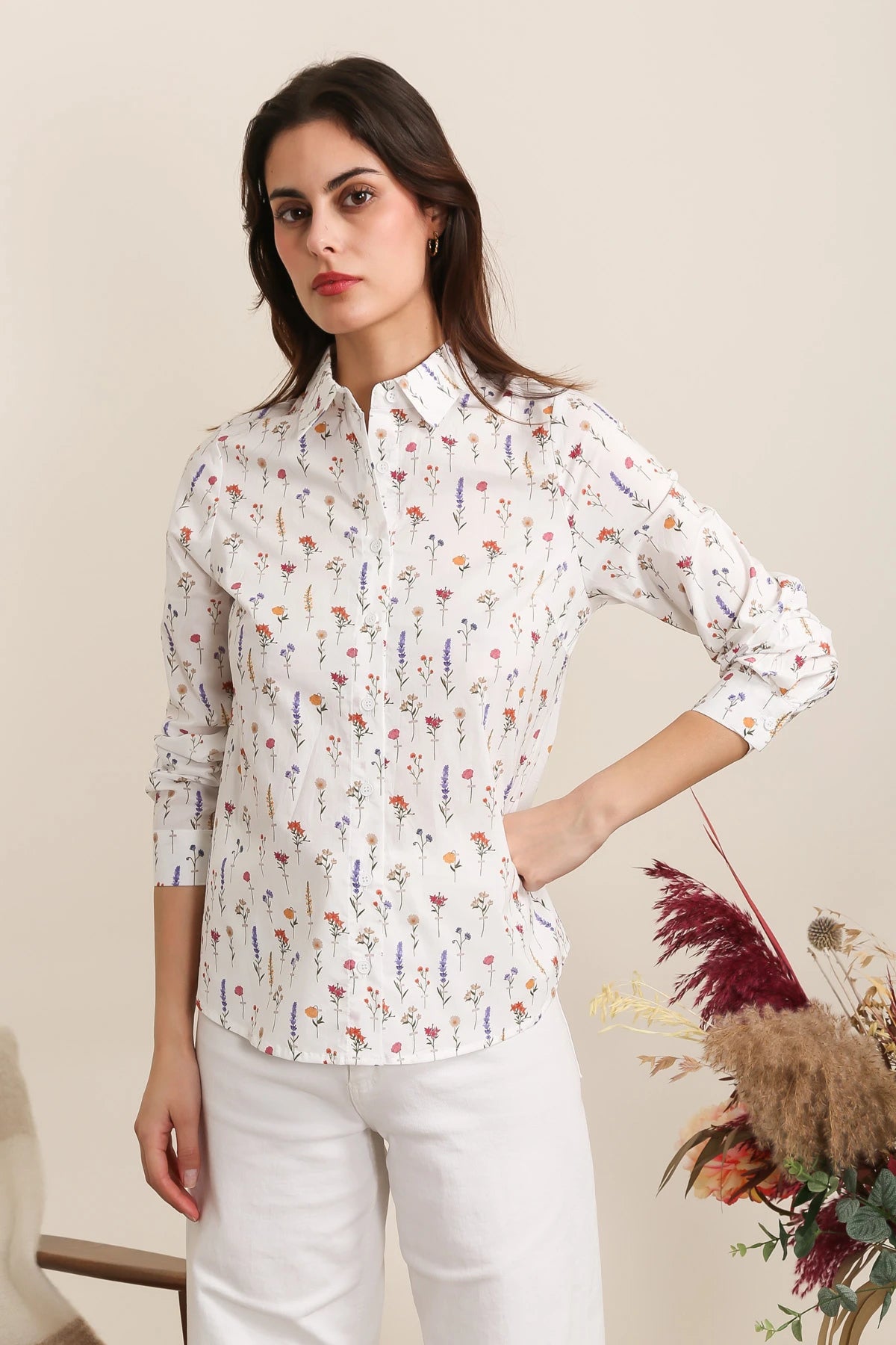 Daphnea Floral Shirt