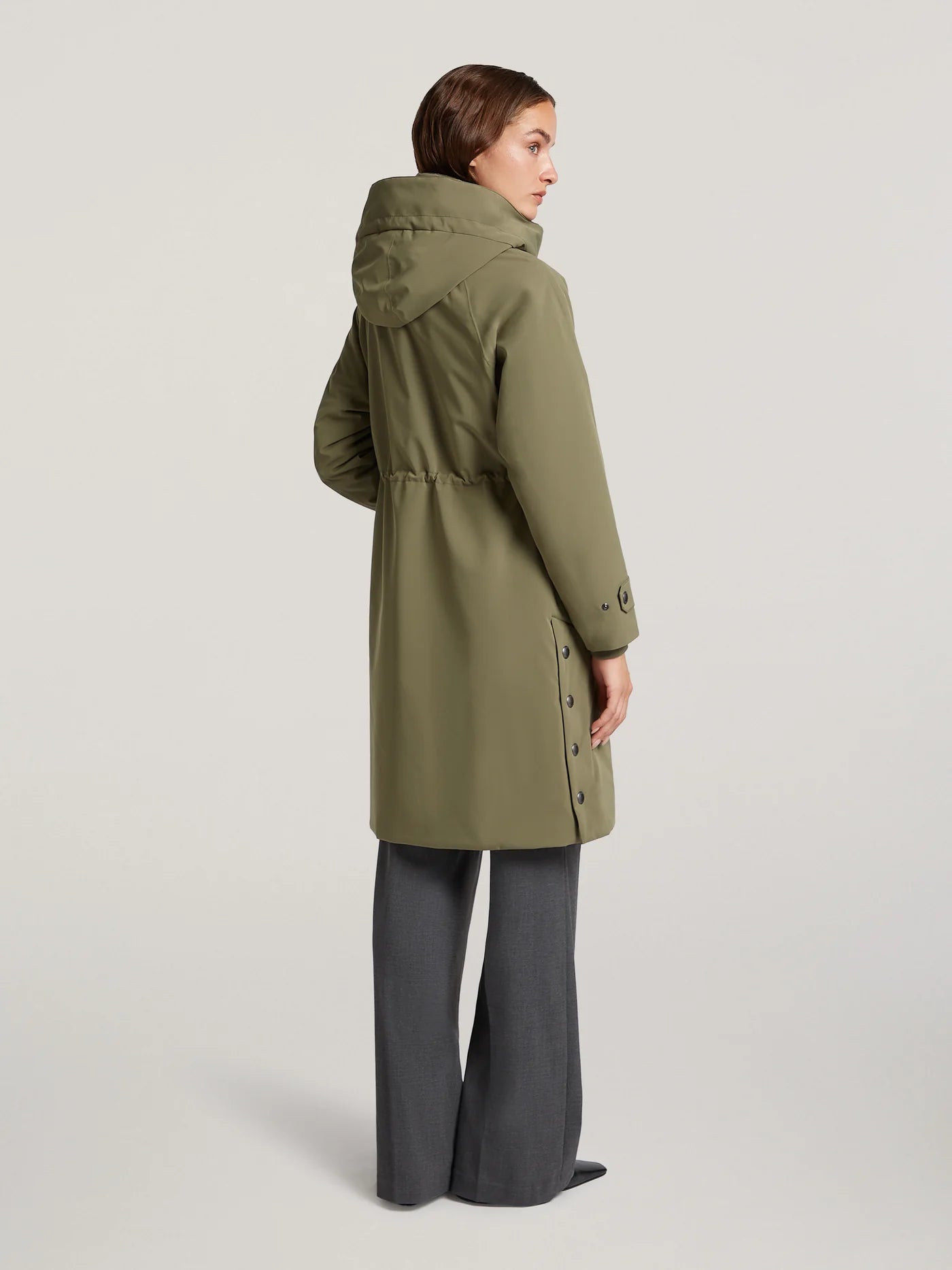 Creenstone Emily Green Clay Rain Coat