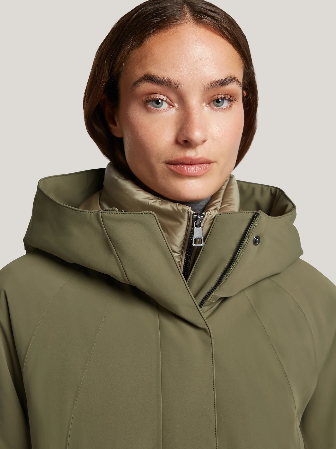 Creenstone Emily Green Clay Rain Coat