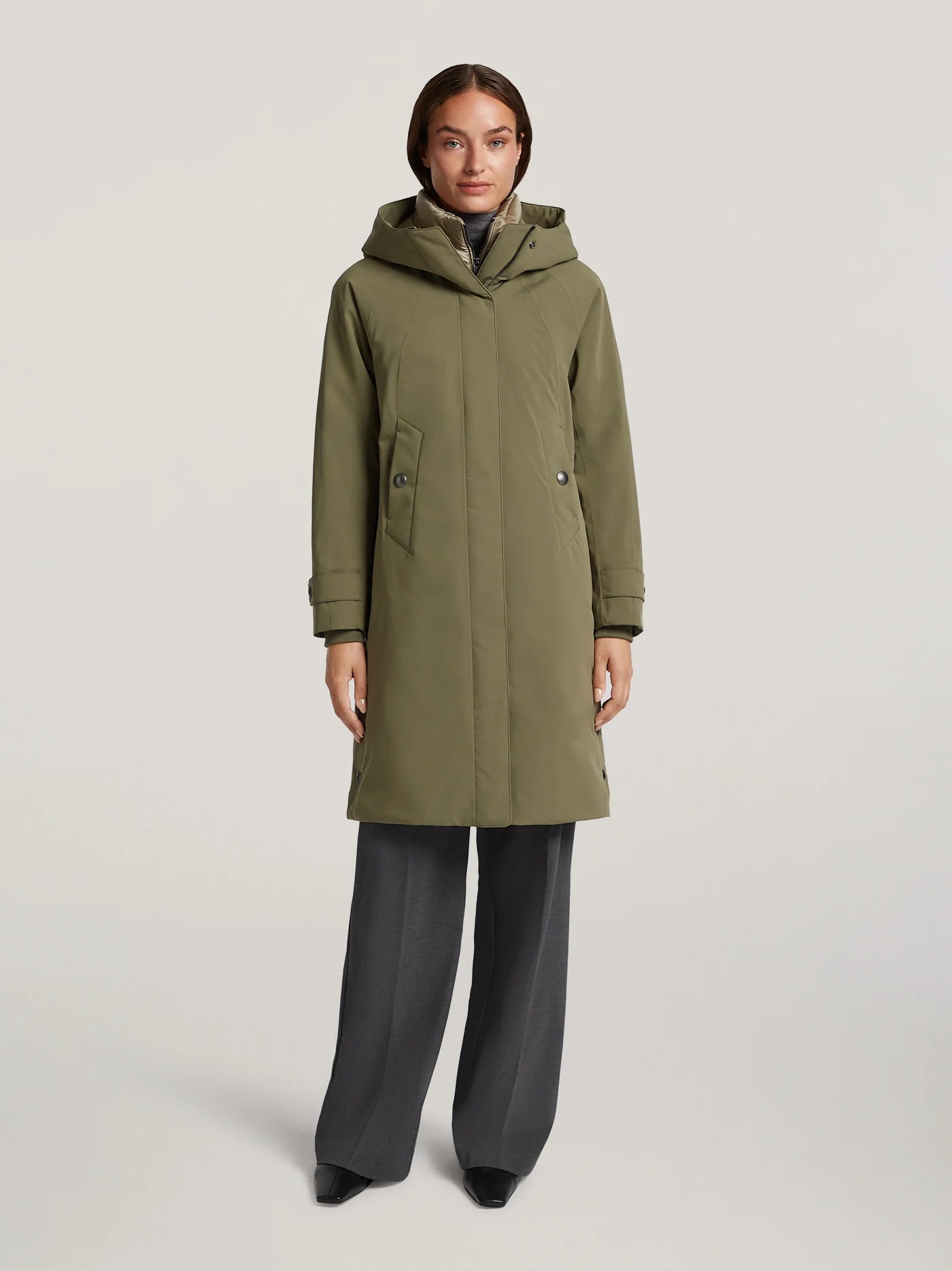 Creenstone Emily Green Clay Rain Coat