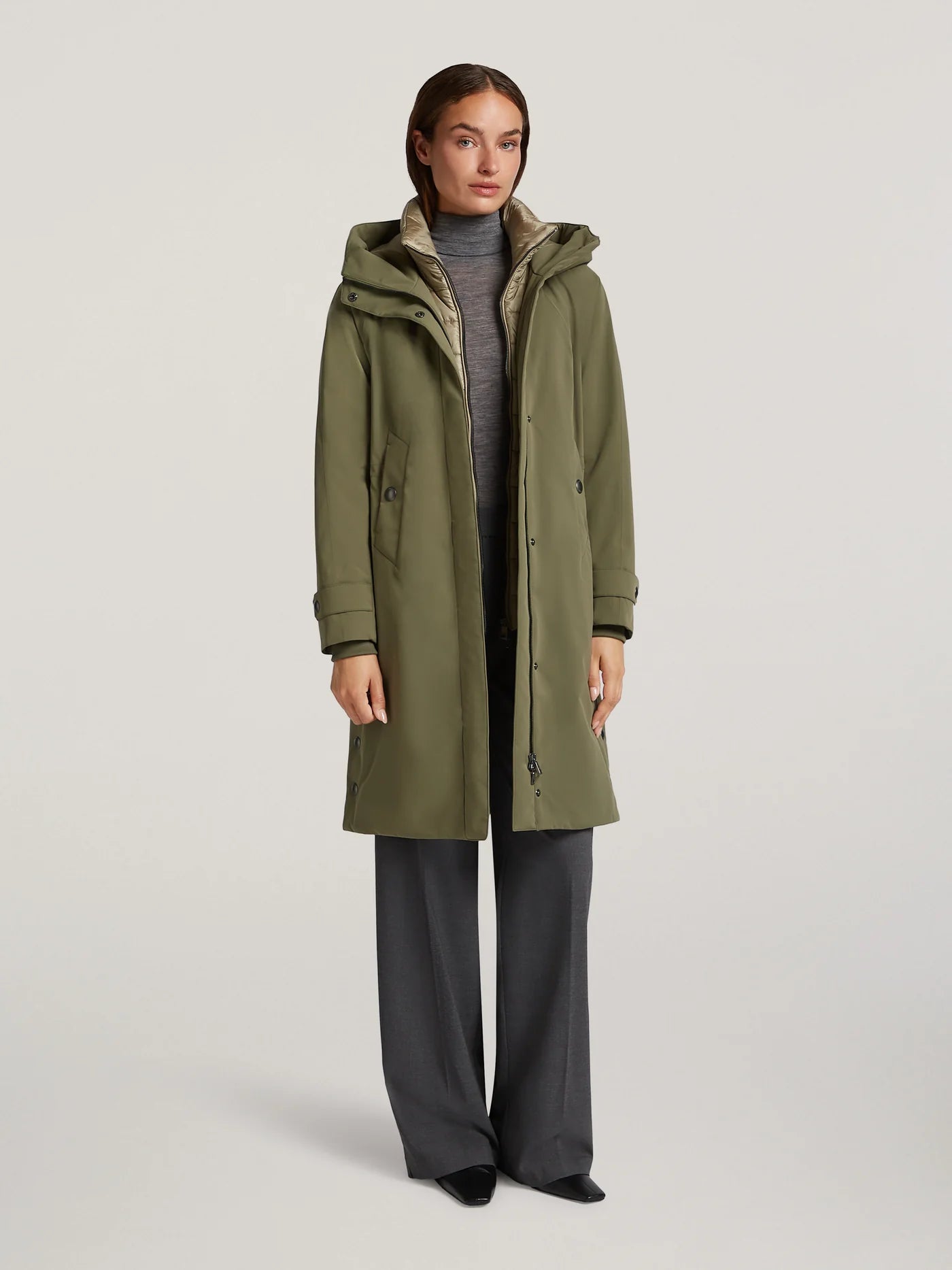 Creenstone Emily Green Clay Rain Coat