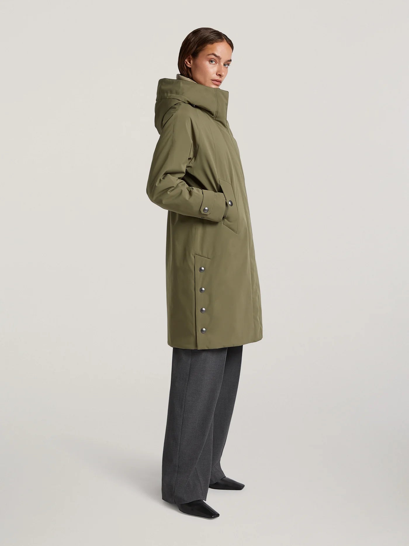 Creenstone Emily Green Clay Rain Coat