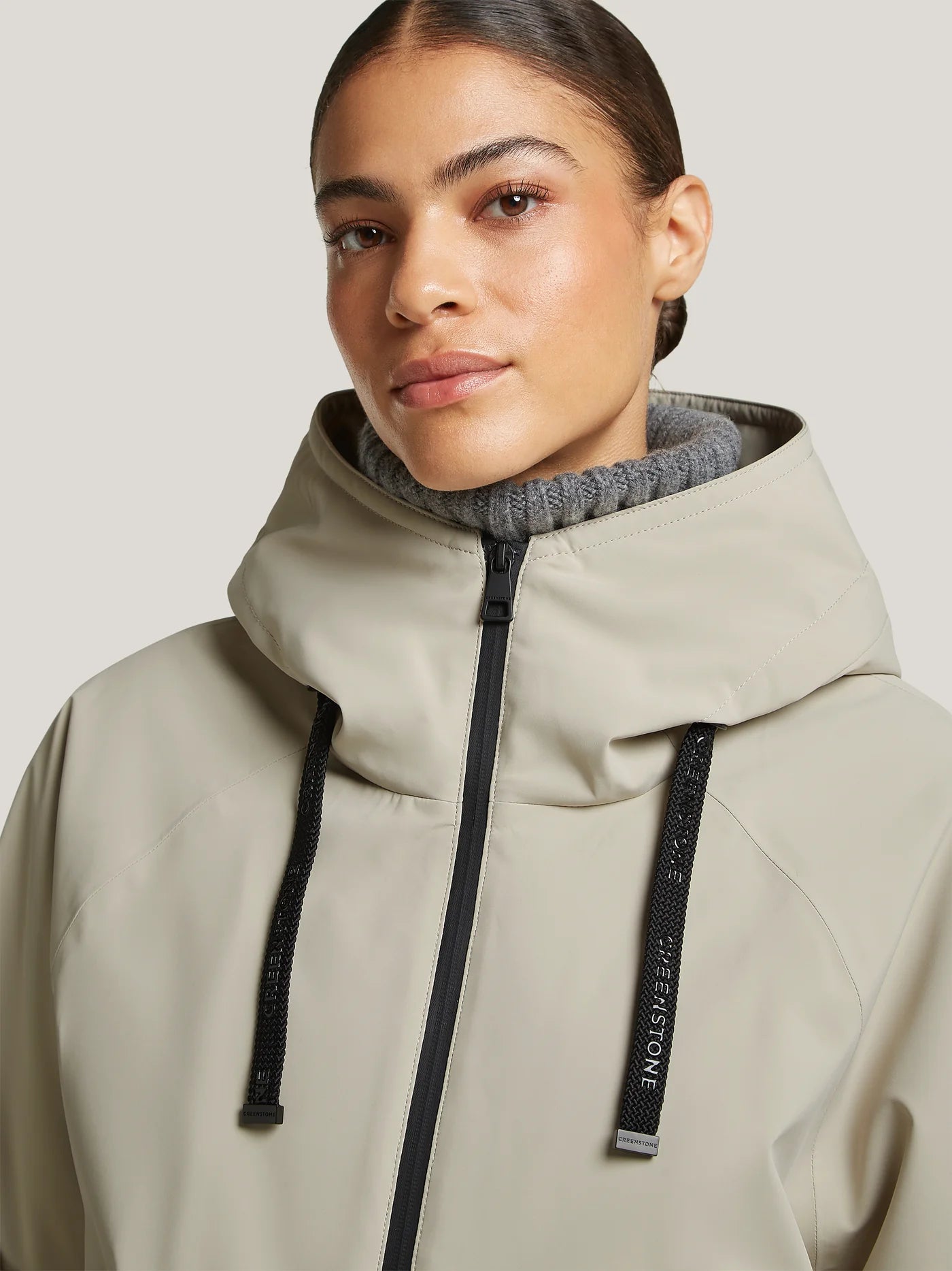 Creenstone Emma Almond Milk Rain Coat