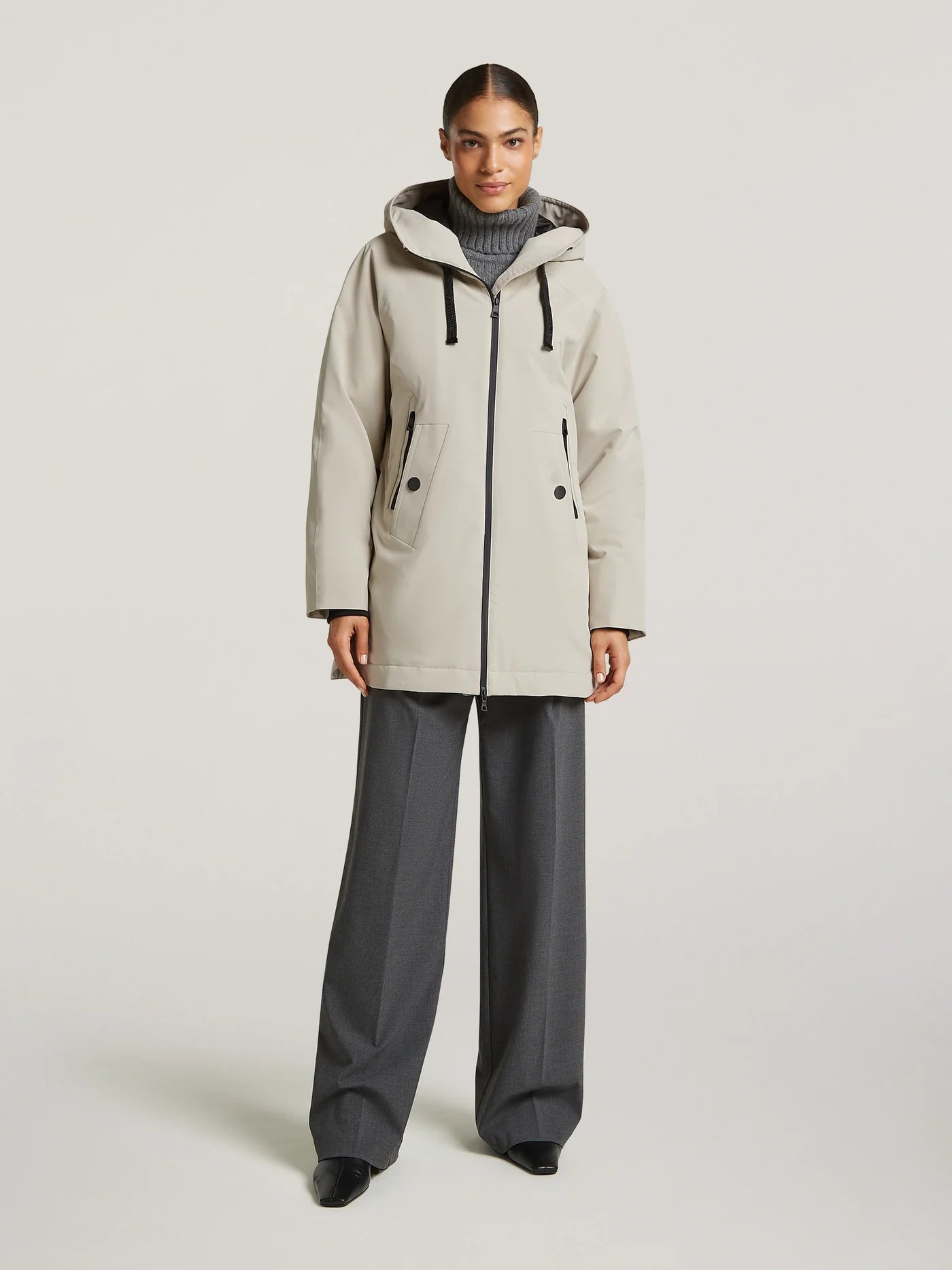 Creenstone Emma Almond Milk Rain Coat