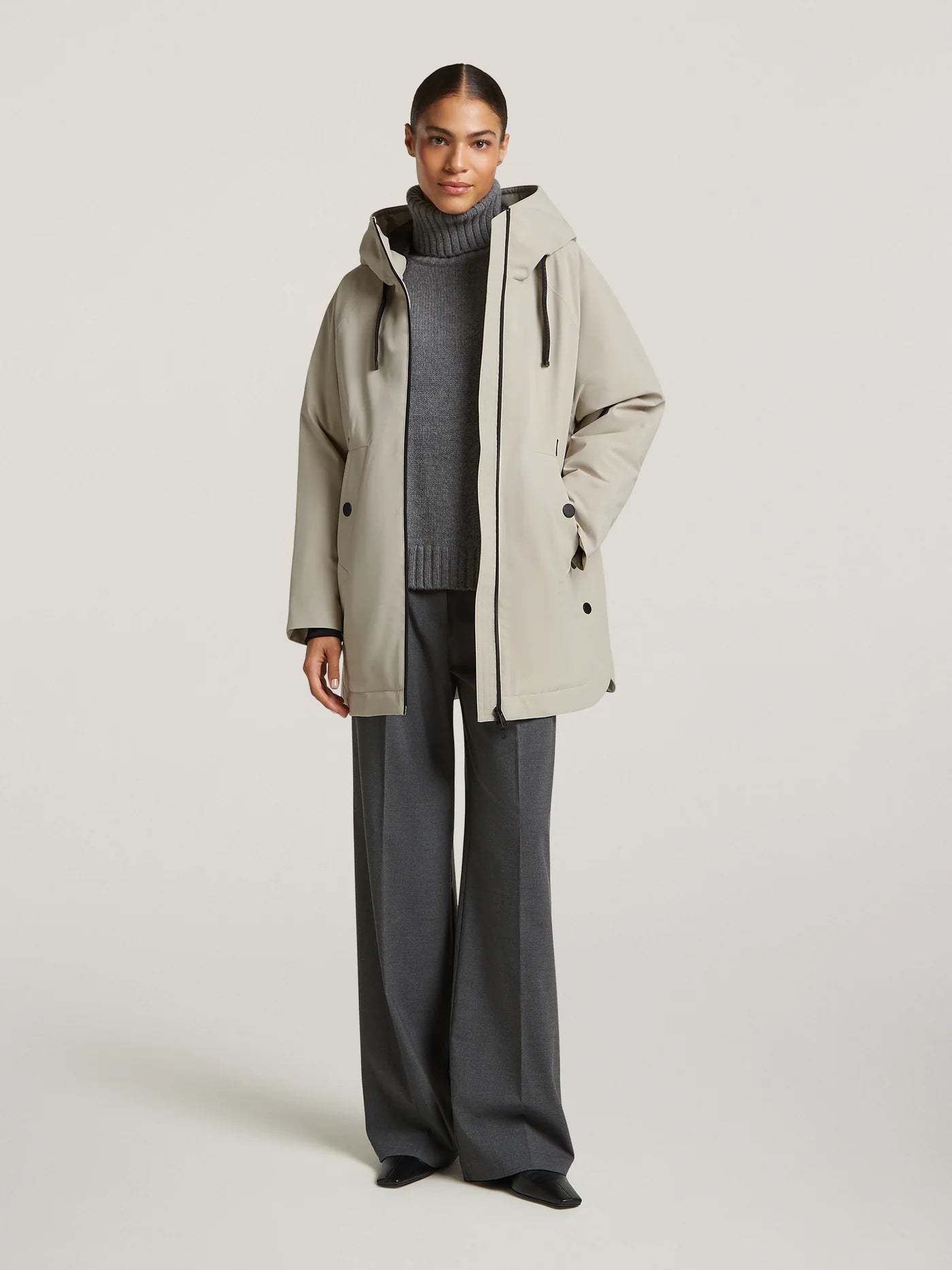 Creenstone Emma Almond Milk Rain Coat