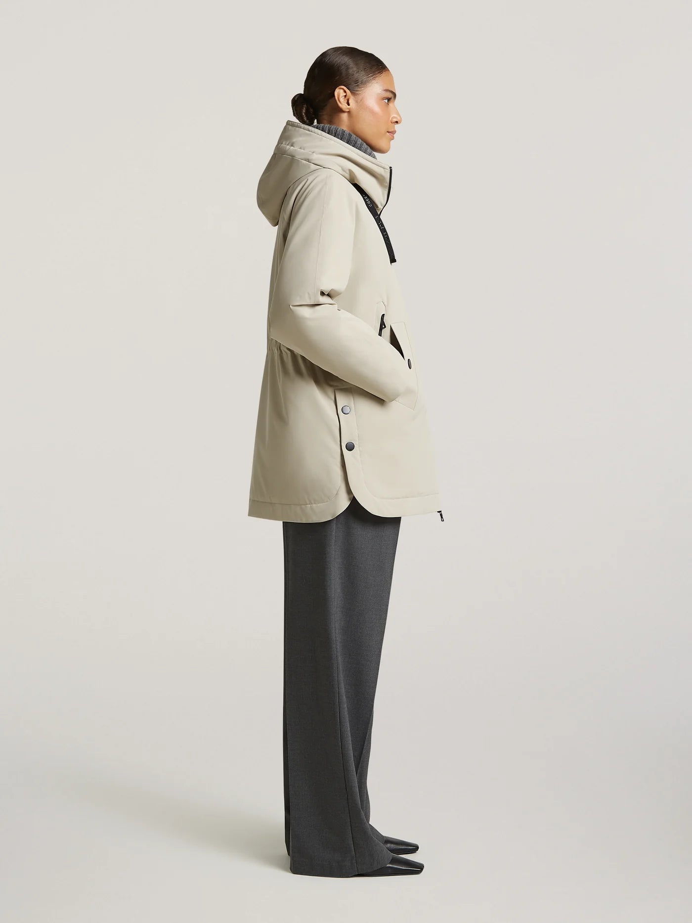 Creenstone Emma Almond Milk Rain Coat