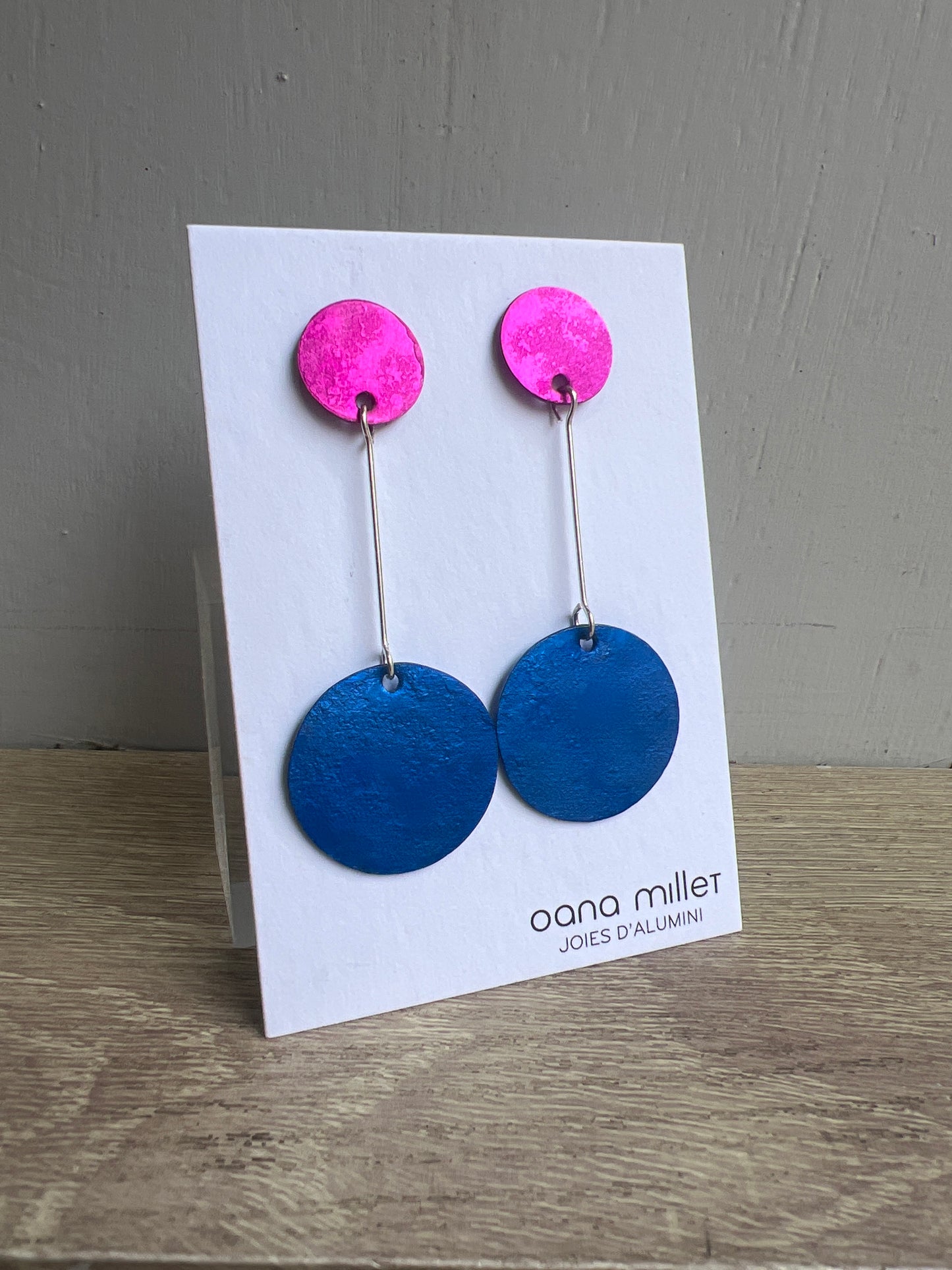 Oana Millet Drop Circle Earrings