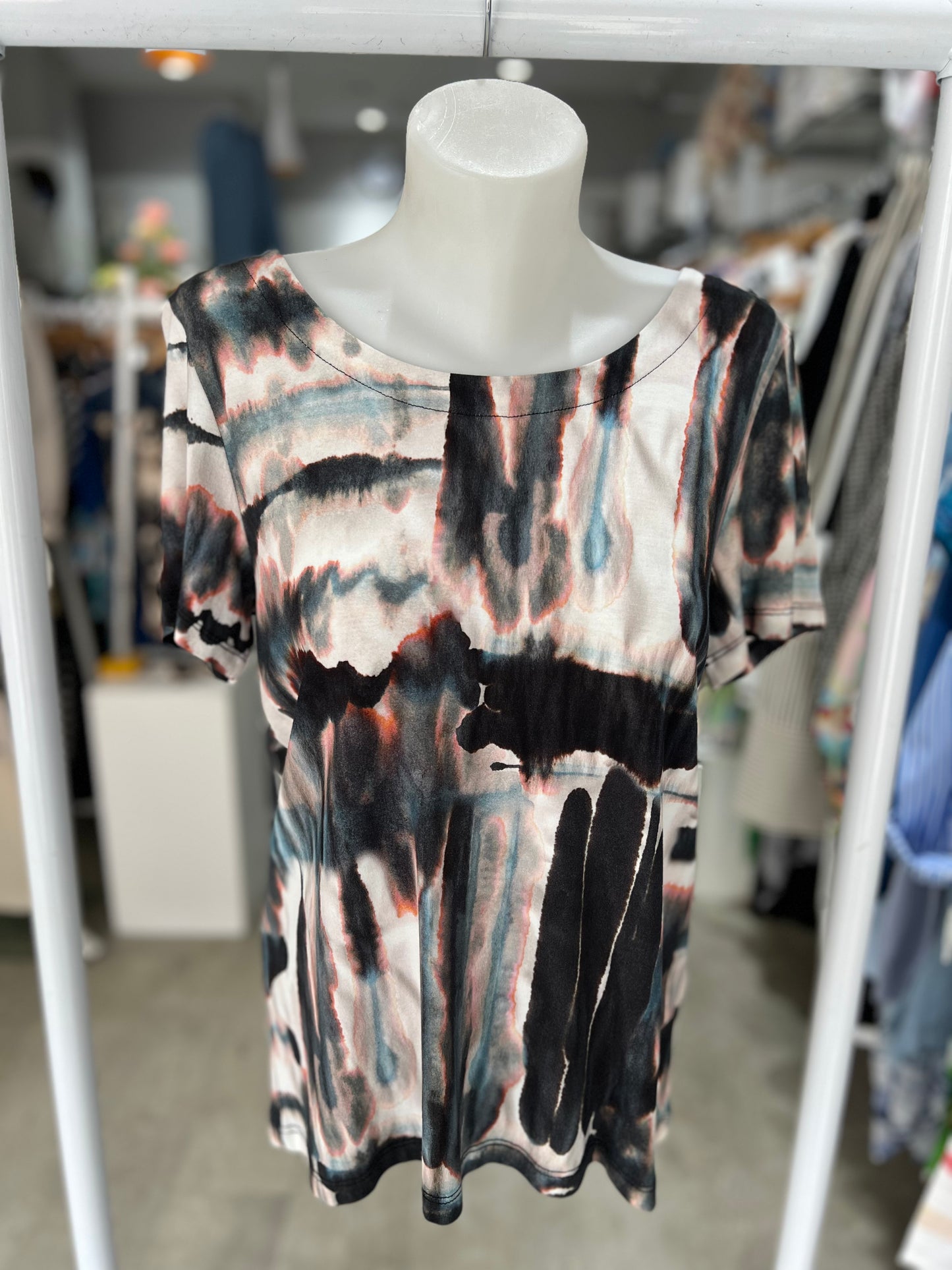 Amber & Moon Pattern Top
