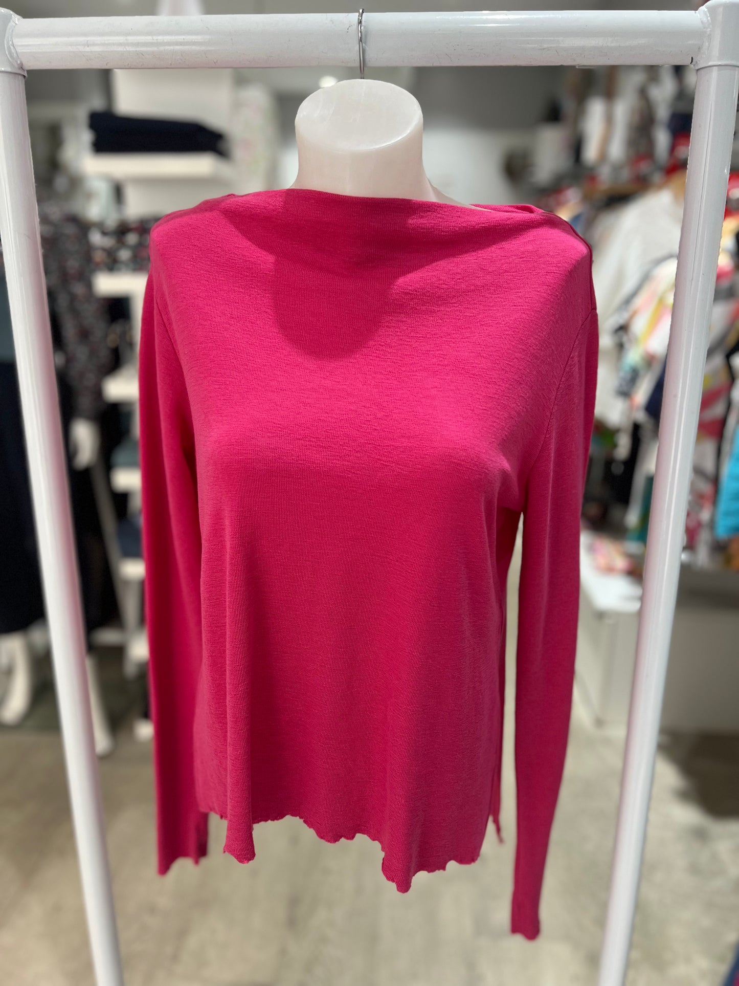 By Basics Merino High Neck Top