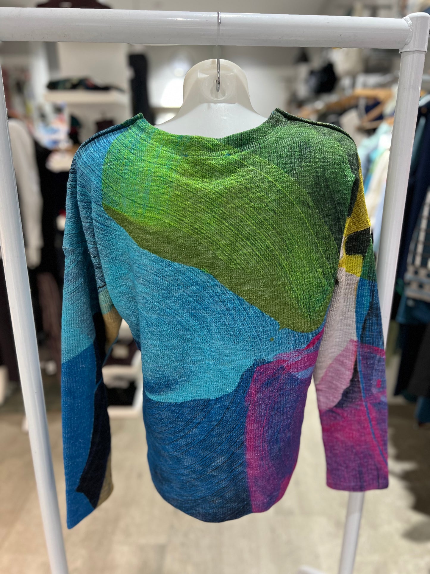 Claire Desjardins Button Top