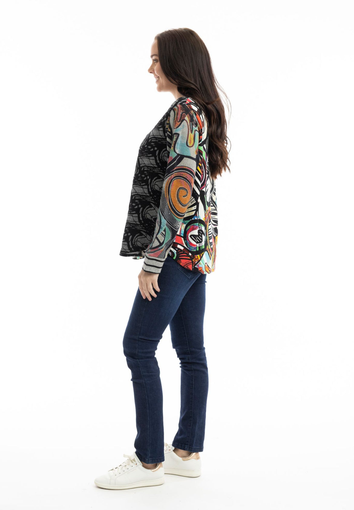 Orientique Jailhouse Rock V-Neck Top