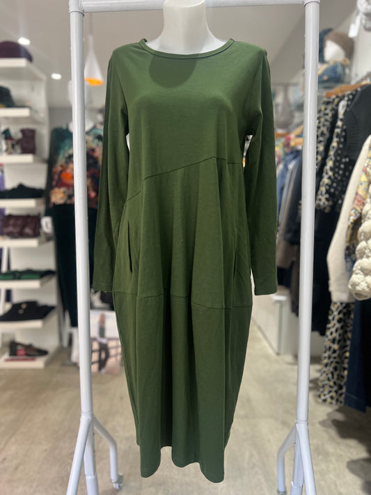 Orientique Olive Bubble Dress