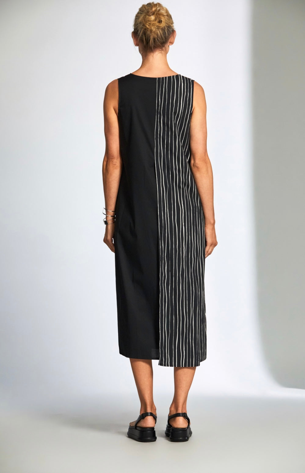 Peruzzi Broken Stripe Dress