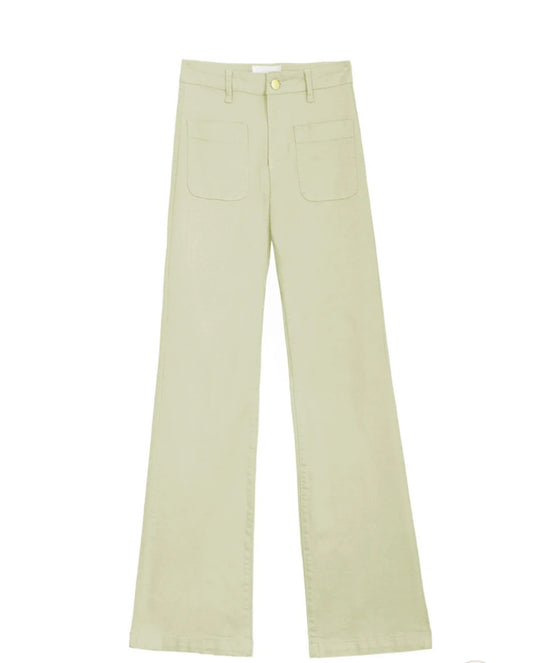 La Petite Étoile Sonny Almond Green Trousers