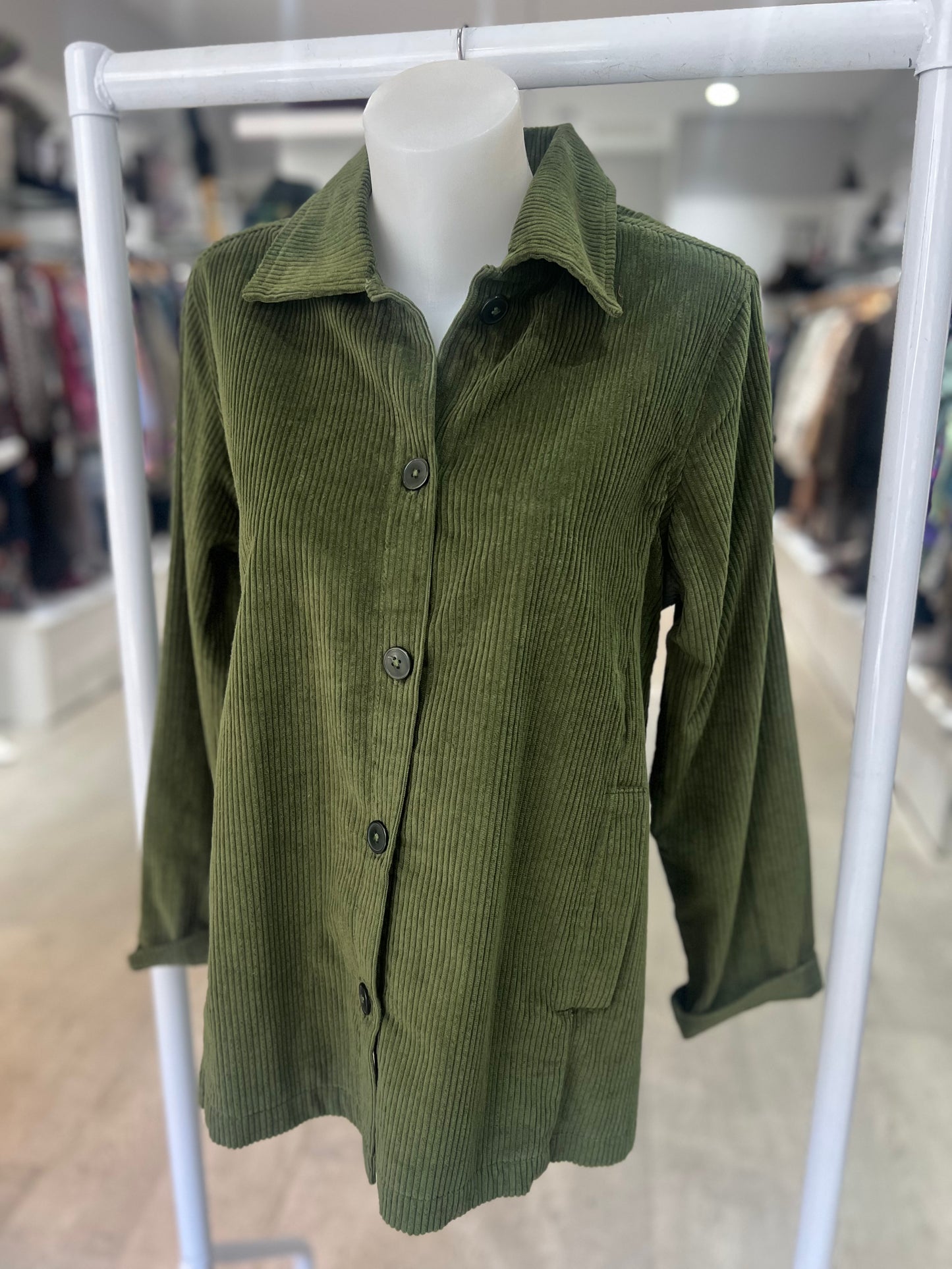 Orientique Olive Cord Jacket