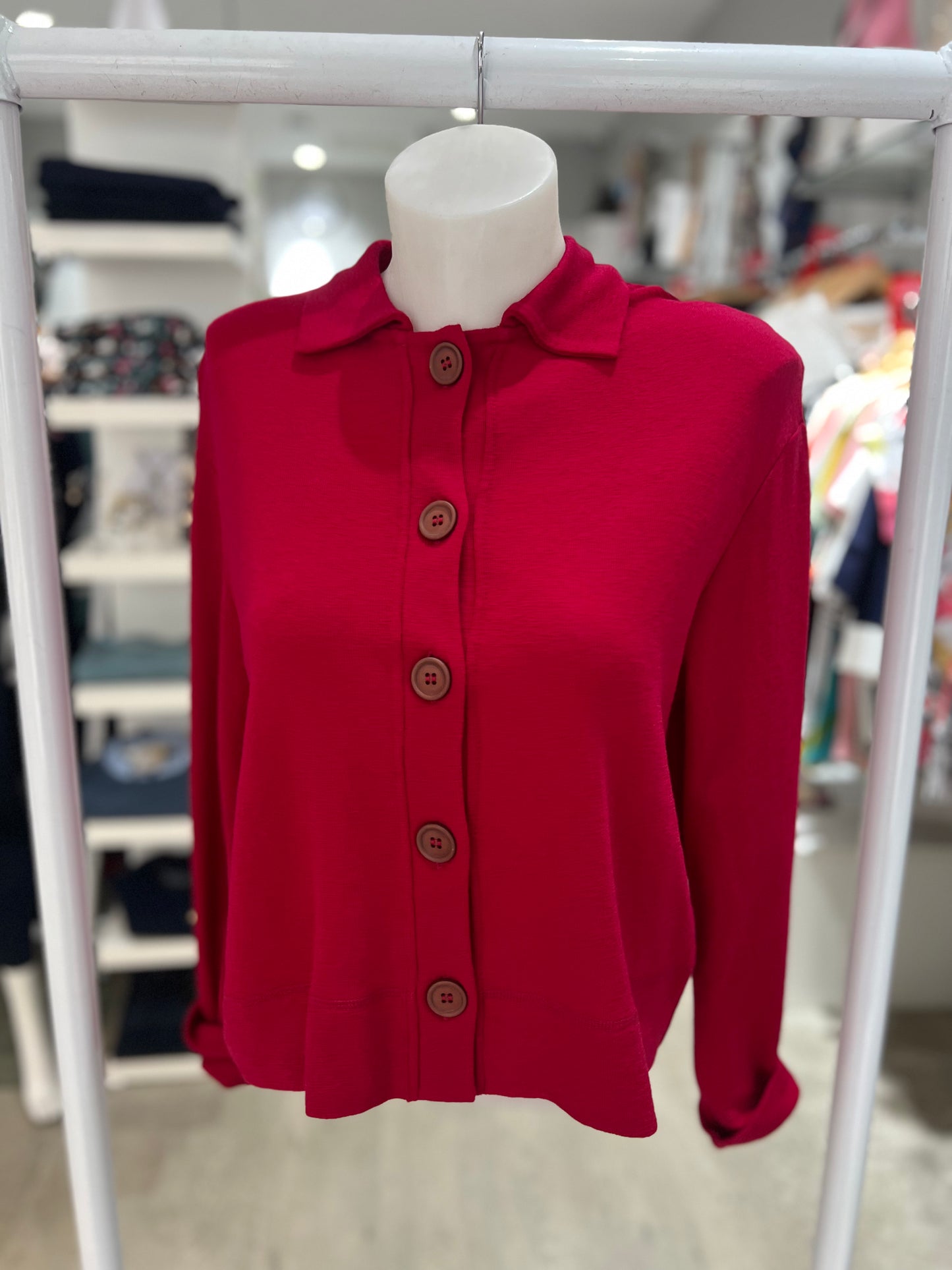 By Basics Merino Boxy Cardigan