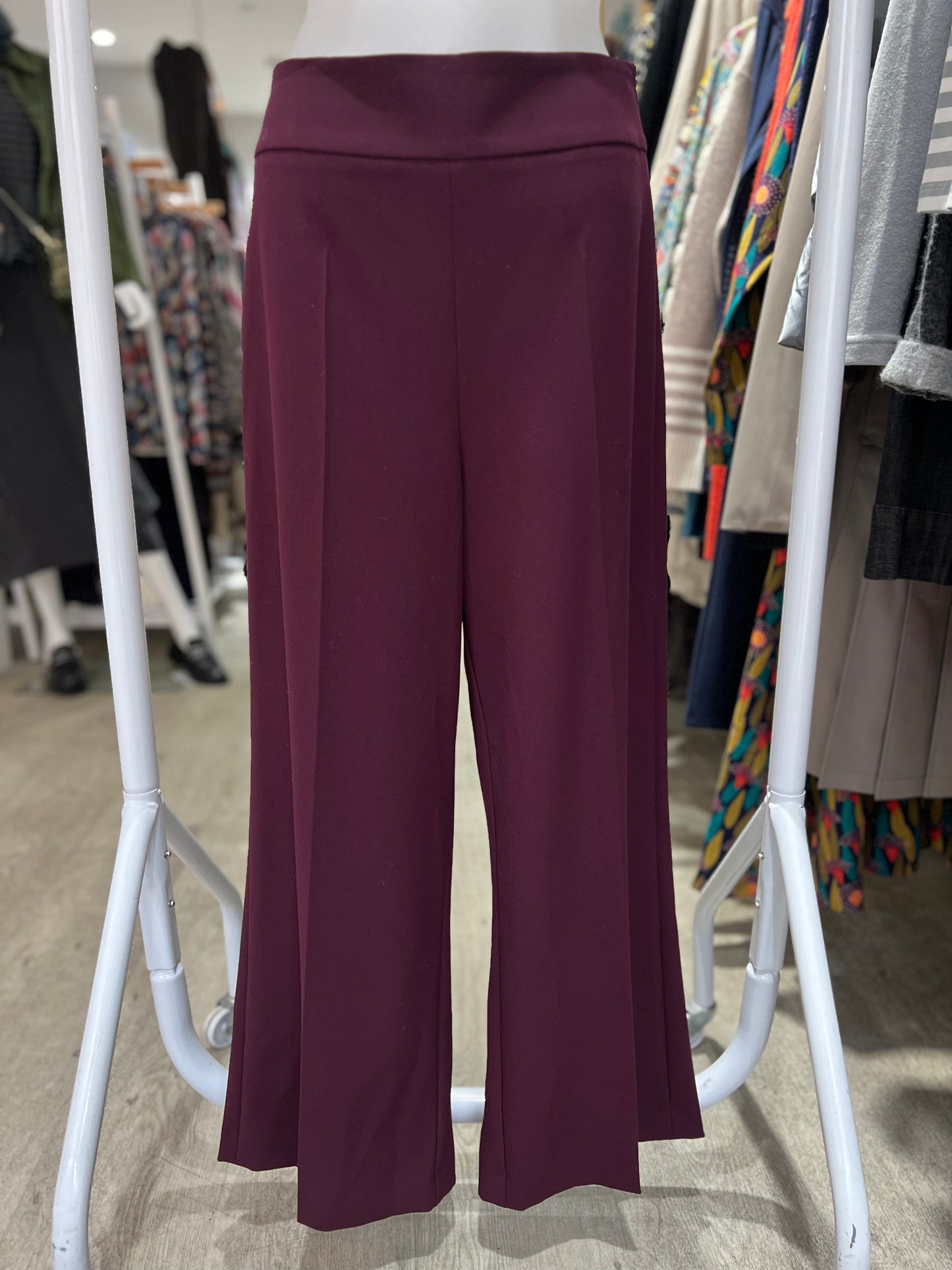 Robell Gigi 09 Sangria Wide Trousers