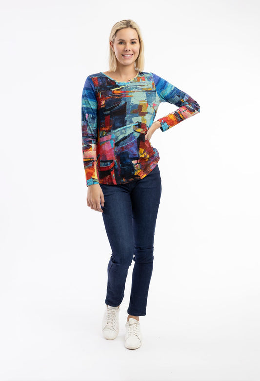 Orientique Night Boats Crew Neck T-Shirt