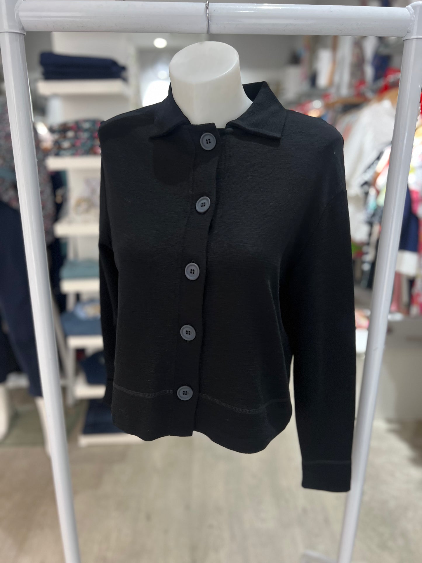 By Basics Merino Boxy Cardigan