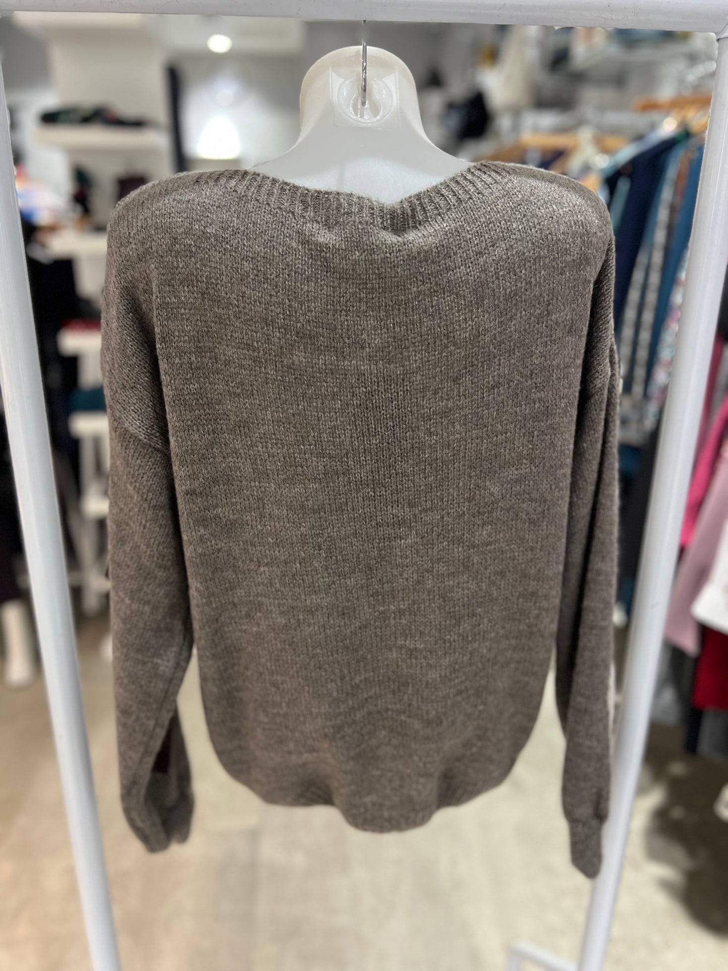 Marta du Chateau Amarante Heart Sweater