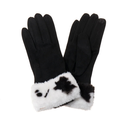 Park Lane Faux Fur Gloves