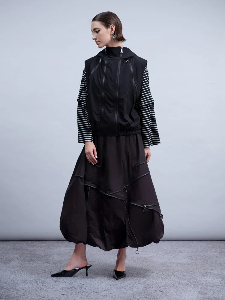 Haako Zip Detail Skirt