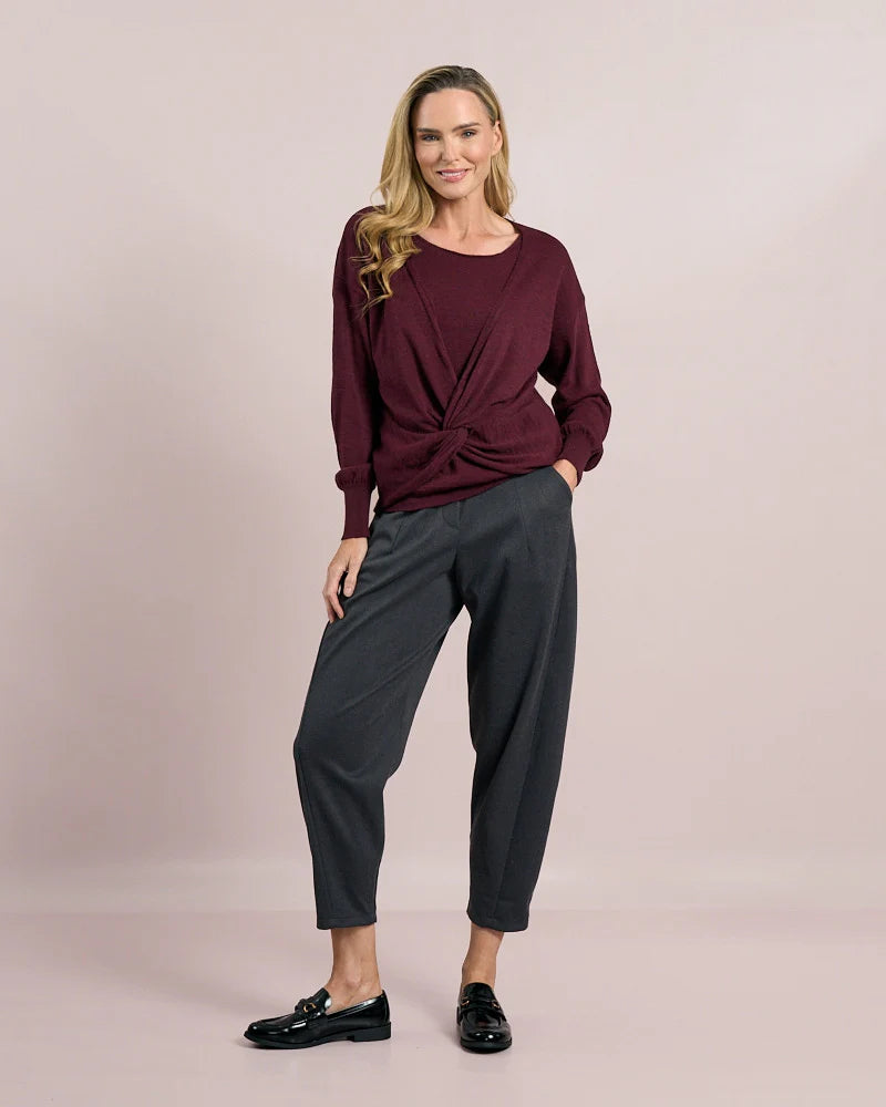 Deck by Decollage Herringbone Trousers