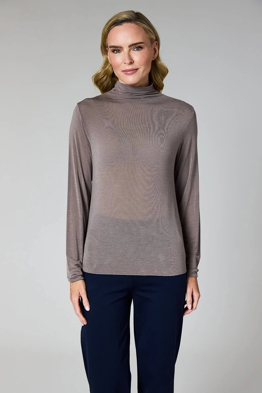 Deck by Decollage Mock Neck Top