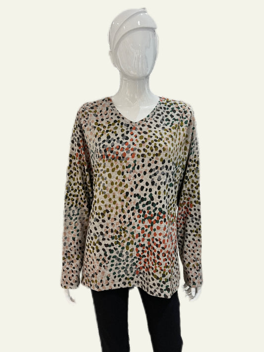 Iodena Spotty Knit Top