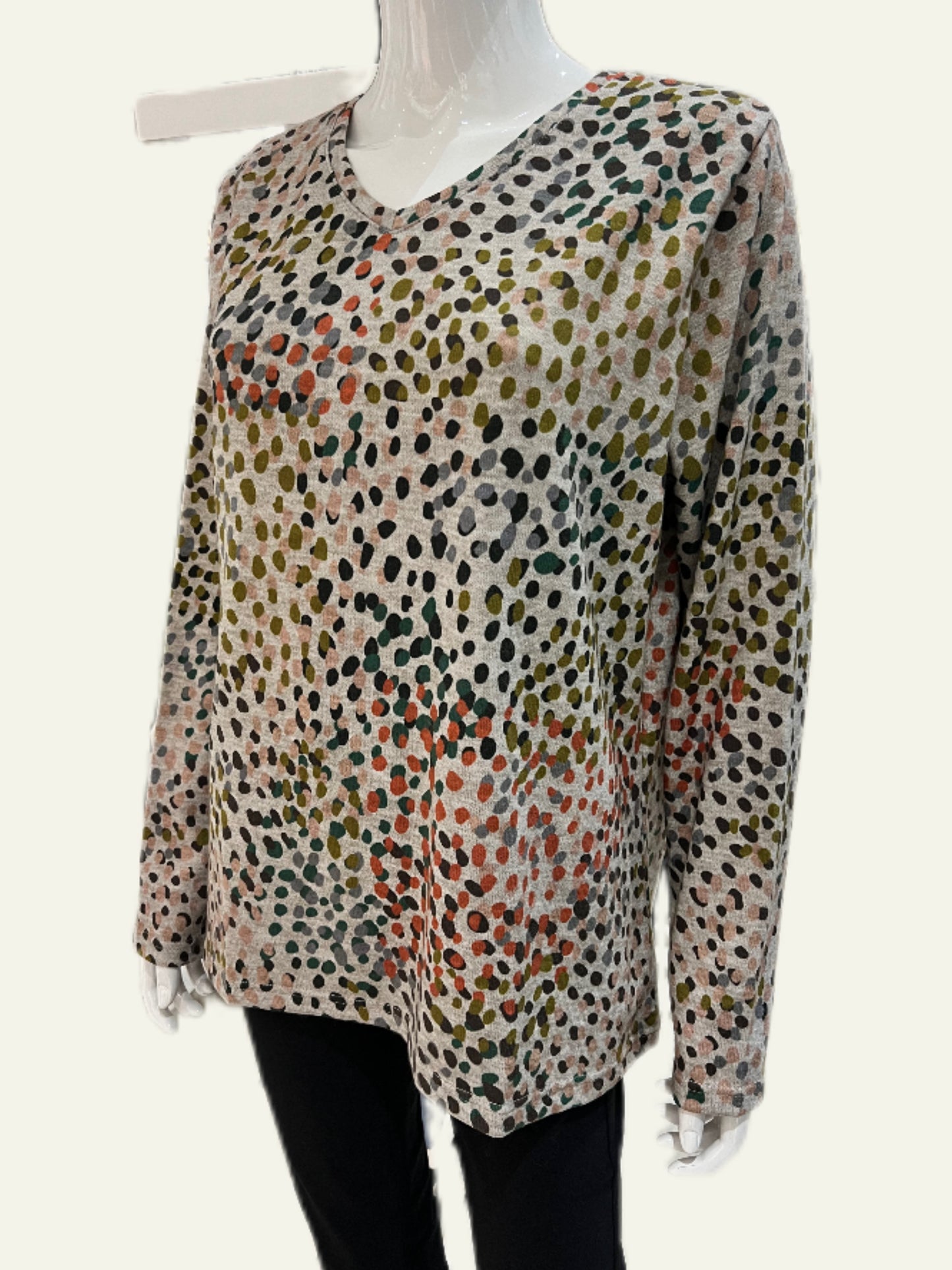 Iodena Spotty Knit Top