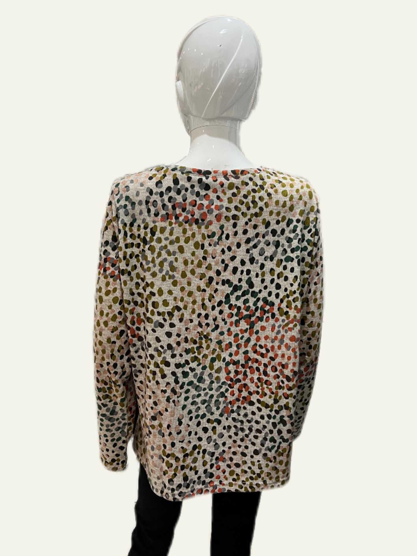 Iodena Spotty Knit Top