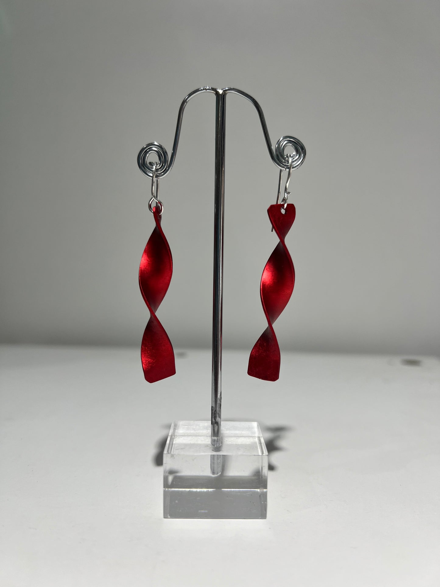 Oana Millet Long Spiral Earrings