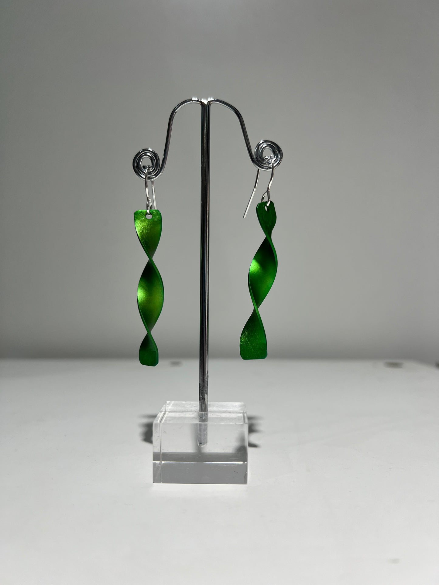 Oana Millet Long Spiral Earrings