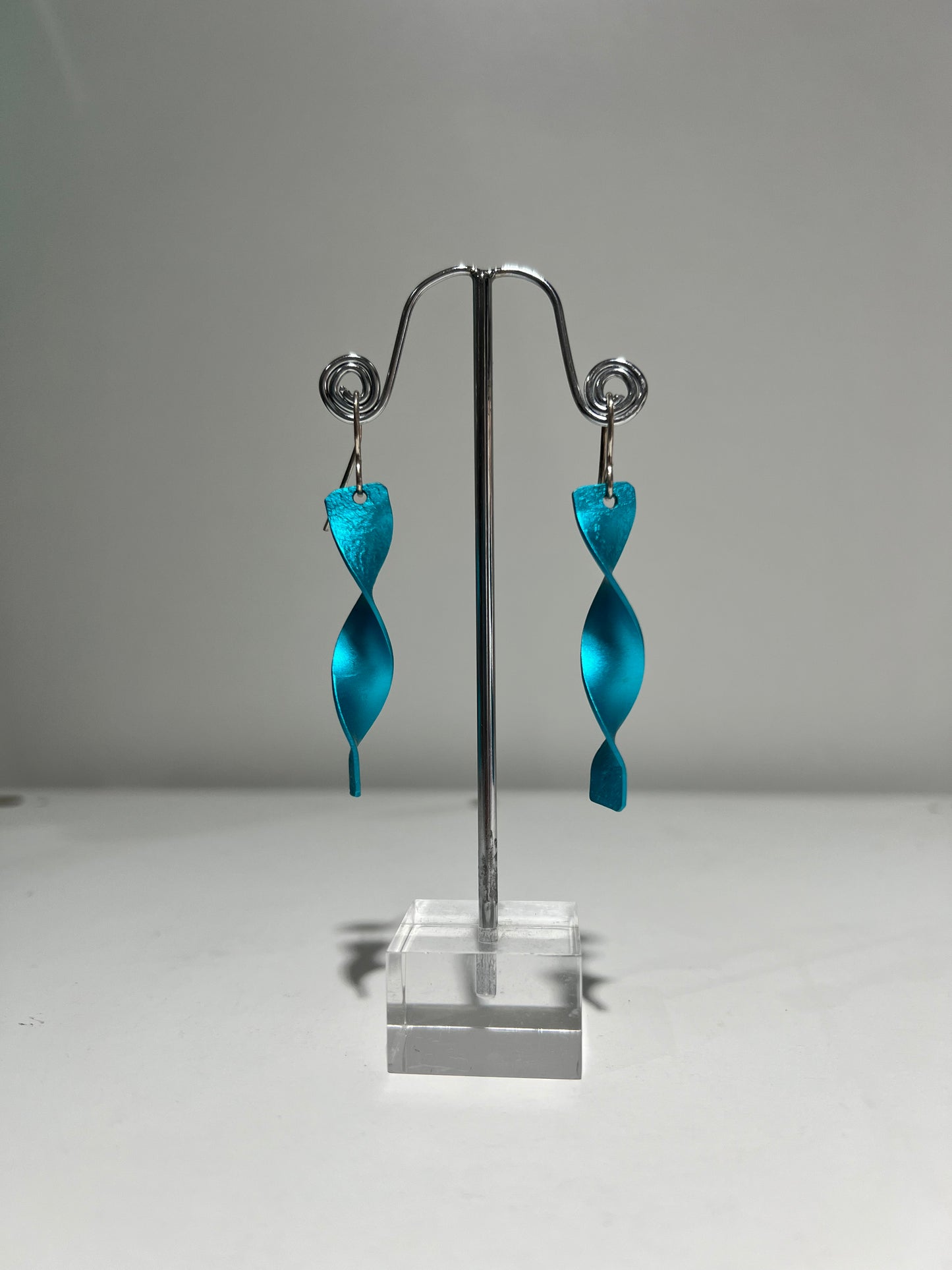 Oana Millet Long Spiral Earrings